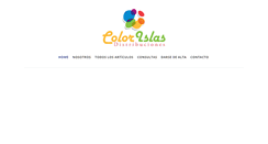 Desktop Screenshot of colorislas.com