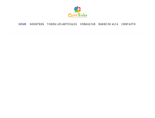 Tablet Screenshot of colorislas.com